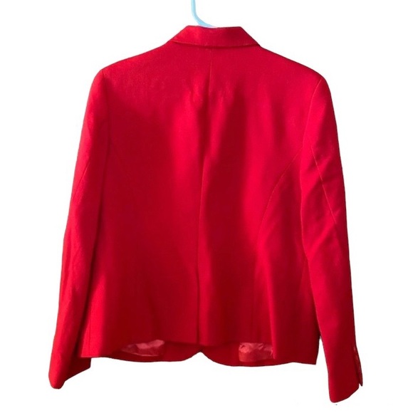 Vintage Pendleton Red Wool Double Button Blazer - Picture 12 of 15